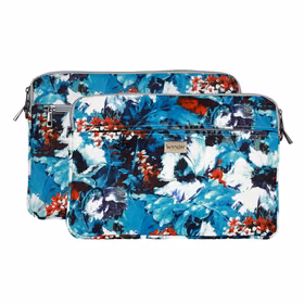 Wonder Sleeve Laptop 13-14 inches valge poppies