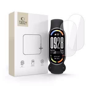Tech-Protect Gydro Flex+ hydrogel film 2-pack for Xiaomi Smart Band 8 / 9 / 10 / NFC - transparent