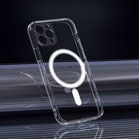 CLEAR MAG ÜMBRIS (MID) compatible with MagSafe jaoks SAMSUNG S24 Ultra läbipaistev