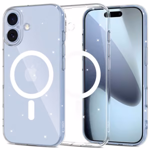 Tech-Protect FlexAir MagSafe Ümbris jaoks iPhone 17 - Clear Glitter