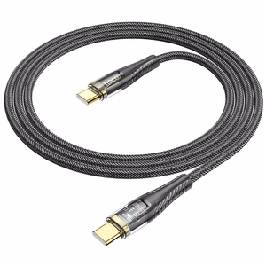 Kaabel USB C to USB C Hoco 3A 60W 1,2 m U121 must