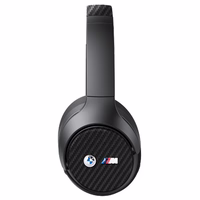 BMW Encmetal Logos Bluetooth ANC Over-Ear Kõrvaklapid - Must