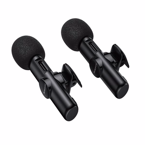 Borofone Lavalier juhtmevaba mikrofon BFK16A Winner Type C must - 2 tk