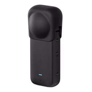 Silicone protective lens cover Puluz jaoks Insta360 X3 (must)