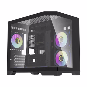 Darflash FT418 computer ümbris + 6 aRGB fans (must)