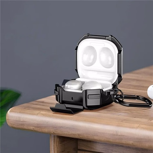 DUX DUCIS SECG - protective ümbris jaoks Samsung Galaxy Buds Live/Buds PRO/Buds2/Buds2 Pro Ümbris must