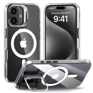 Tech-Protect MagStand MagSafe iPhone 16 Ümbris - Clear