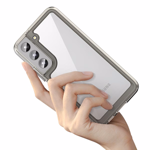 Outer Space Case for Samsung Galaxy S23+ cover with a flexible transparent frame
