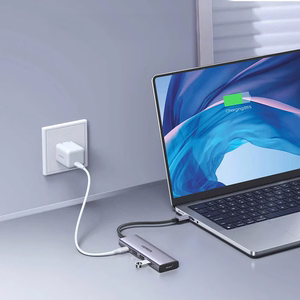 Ugreen CM511 15597 5in1 jaotur USB-C - USB-C PD / HDMI / 3x USB-A 3.0 - hall