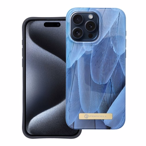 Чехол для iPhone 15 PRO MAX Forcell F-Protect Mirage совместим с MagSafe синяя птица