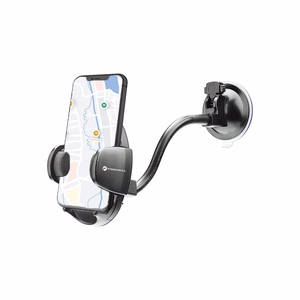 Car phone hoidja Forcell F-Grip Oval 27 cm windshield / dashboard / air vent must