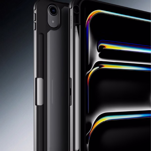 AmazingThing Titan Pro ümbris iPad A16 11" jaoks 720° pööratava aluse ja pliiatsihoidikuga, must