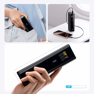 Cuktech PB200U akupank 20 000 mAh, 210 W, 2 USB-C- ja USB-A-pesaga, TFT-ekraani ja 240 W USB-C-kaabliga – must