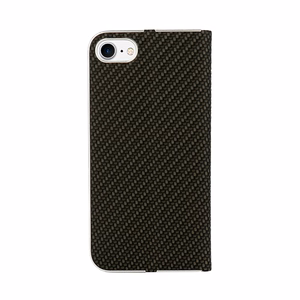 Vennus Book CARBON Case with frame for Iphone 11 Pro black