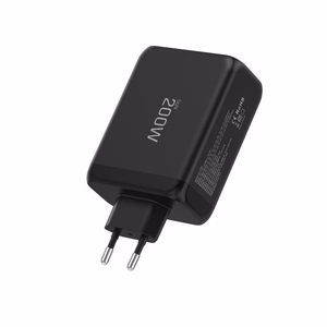 Tech-Protect NC200W-GaN 4-portiline 200W seinalaadija - must