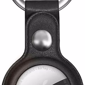 Apple AirTag PU-nahast ümbris - must