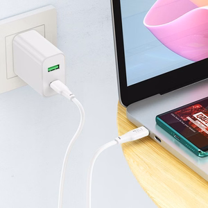 Кабель USB C - USB C Hoco 3A 100W 1 m X93 белый