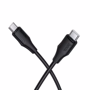 Silicone Kaabel USB C to USB C Hoco 3A 60W 1 m X124 must