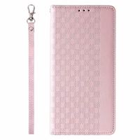 Magnet rihmaga ümbris iPhone 14 Pro Max Flip Wallet Mini Lanyard Stand Pink