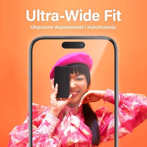 PanzerGlass Ultra-Wide Fit karastatud klaas with positioner jaoks iPhone 15 Plus