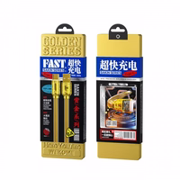 USB Kaabel WK Design "Golden Series" Kuldne "Type-C" 100cm (up to 6A)