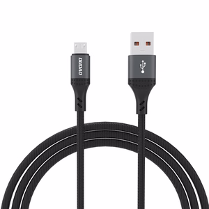 Dudao L3SM Плетёный кабель USB-A - MicroUSB 3A 1.2m - чёрный