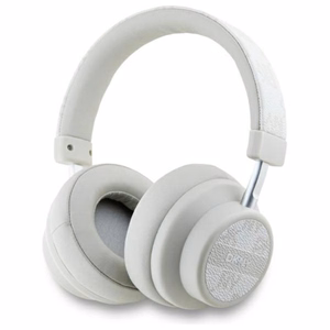 DKNY Checkered Pattern juhtmevabad kõrvapealsed Bluetooth 5.3 kõrvaklapid, pärlvalged