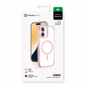 AmazingThing Omni Mag Ümbris jaoks iPhone 16 - Dark Roosa