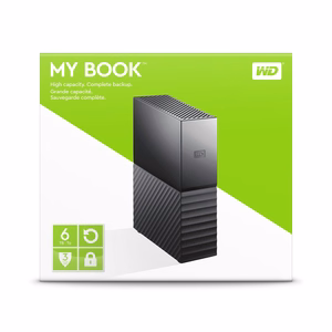 Väline kõvaketas Western Digital My Book 6TB USB 3.0 must