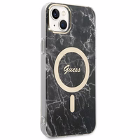 Set Guess GUBPP14SHMEACSK Ümbris+ Charger iPhone 14 6.1" must/must hard ümbris Marble MagSafe