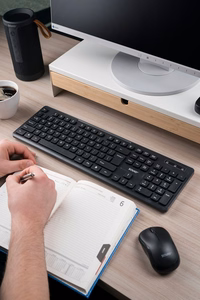 Savio KB-02 klaviatuur kodu/kontor USB QWERTY must