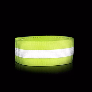 Helkiv Velcro-kinnitusega käepael rattasõiduks ja jooksmiseks, 4 cm - oranž