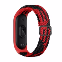 Beline rihm Mi Band 9/8 Nylon must-punane