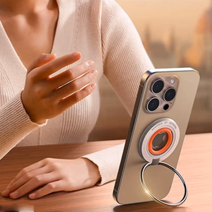 Joyroom "JR-ZS383" oranž magnetiline rõngas / hoidik