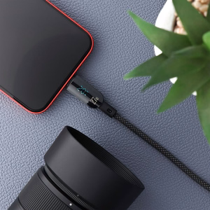 Kaabel USB A to Lightning Forcell F-Energy 2,4A 12W Digital 1,2 m C273 must