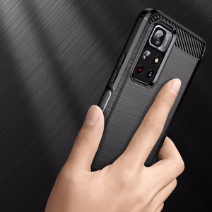 Carbon Case Flexible Cover Sleeve for Xiaomi Redmi Note 11 must