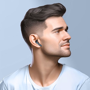 HOCO juhtmevaba bluetooth kõrvaklapid TWS ANC + ENC EQ5 must