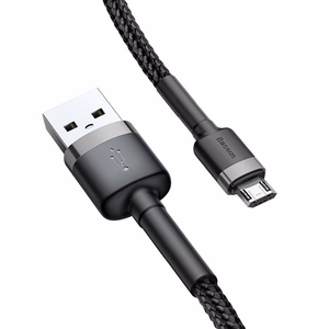 USB cable Baseus Cafule microUSB 1.0m 2.4A hall-must CAMKLF-BG1