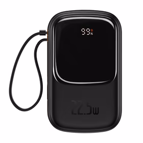 Baseus Akupank 20000mAh Qpow Pro - USB + Type C - PD 22,5W with Type C kaabel (PPQD060301) must