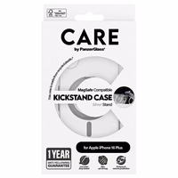 CARE by PanzerGlass Feature Kickstand Ümbris iPhone 16 Plus 6.7" hõbedane/hõbedane MagSafe 1327