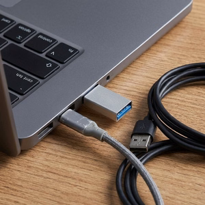 Adapter Type C to USB A 3.0 Blue Star - valge