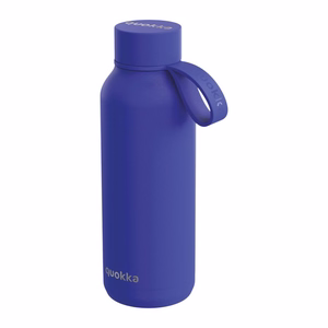 Quokka Solid With Strap roostevabast terasest termospudel, 510 ml, Dusk Blue