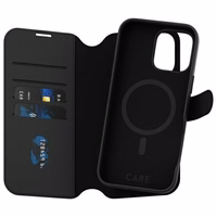 CARE by PanzerGlass Feature Tango 2in1 Wallet MagSafe Ümbris jaoks iPhone 16 Pro Max - Must