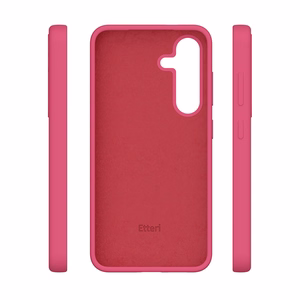 Etteri Silicone ümbris jaoks Samsung Galaxy S24 Plus raspberry