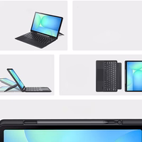 DUX DUCIS case DK foldable with Wireless Keyboard jaoks SAMSUNG Tab S10 FE Plus must