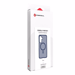 Чехол для Samsung A27 Forcell F-Protect BumperX Premium совместимый с MagSafe темно-синий