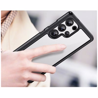 Outer Space Ümbris with Gel Frame jaoks Samsung Galaxy S25 Ultra - must