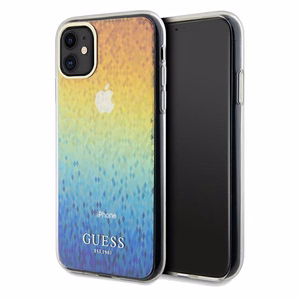 Guess IML Faceted Mirror Disco Iridescent ümbris jaoks iPhone 11 / Xr - multicolor