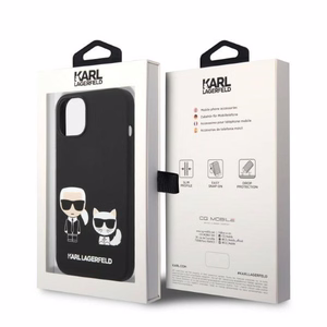 Karl Lagerfeld KLHMP14MSSKCK iPhone 14 Plus 6.7 "hardcase must / must Liquid Silicone Karl & Choupette Magsafe