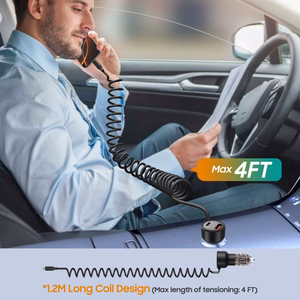 CC05 Car Laadija 2-Port PD60 W + USB-C Kaabel - must